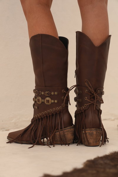 Texanas Zara Large - Chocolate (desmontables)