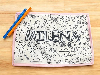 Individuales para colorear