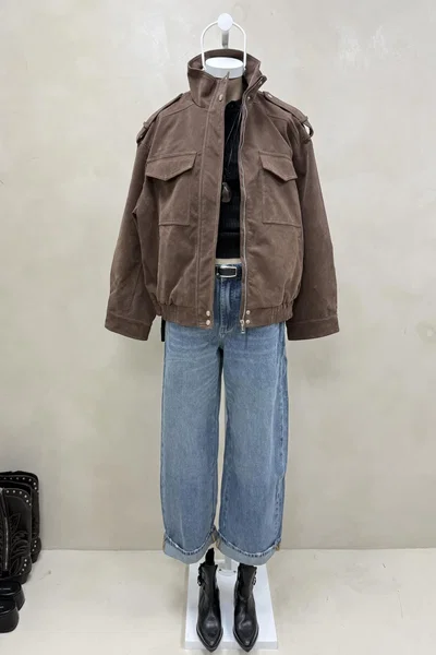 CAMPERA SUEDE GAMUZA