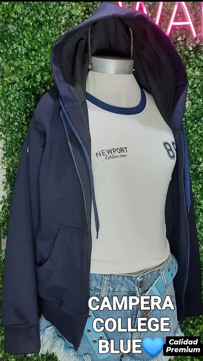 CAMPERA COLLEGE FRIZADA