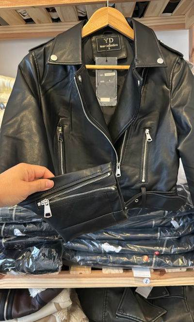 CAMPERA DE CUERO CLASICA