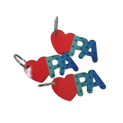 LLavero de Madera Personalizado Pa