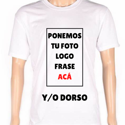 Remera Blanca Personalizada Niños