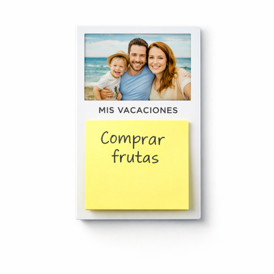 Fotoimán con Anotador | Organizá tu Heladera con Recuerdos