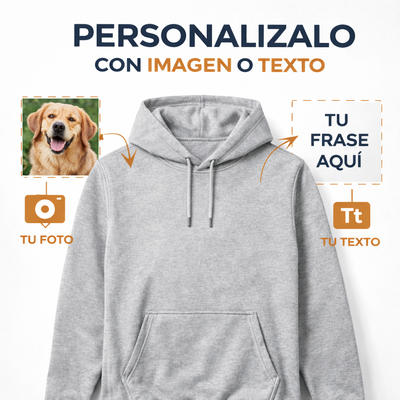 Buzo con Capucha Personalizado Premium: Calentito con Piel Interior
