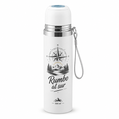 Termo Bala Personalizado 500ml | Acero Inoxidable Doble Capa