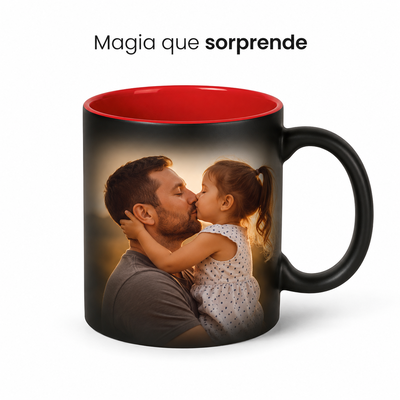 Taza Mágica Personalizada Interior Color TecPic - Revela tu Foto con Calor