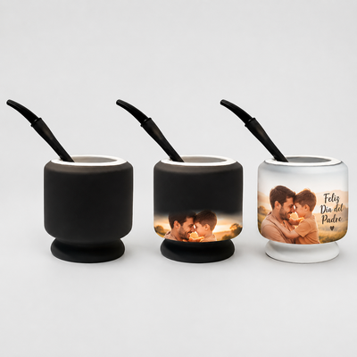 Mate Mágico de Cerámica Personalizado con Foto (Efecto Termosensible)