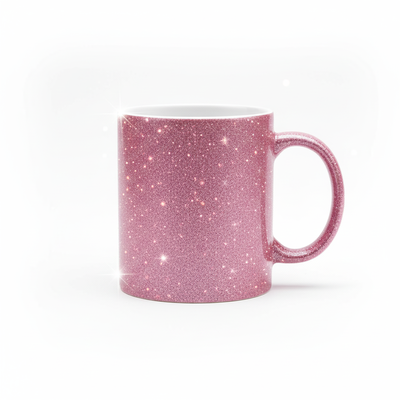 Taza Ceramica Glitter Personalizada