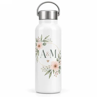 Botella de Acero 600ml Personalizada con Tapa de Metal | Llevá tus recuerdos a todos lados