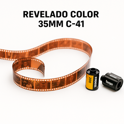 Revelado Negativo COLOR C41 + DIGITALIZACION ALTA