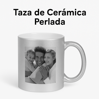 Taza Ceramica Perlada