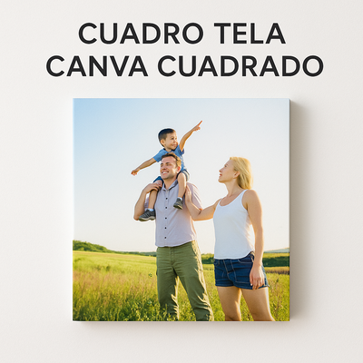 Cuadro Tela Canva Cuadrado