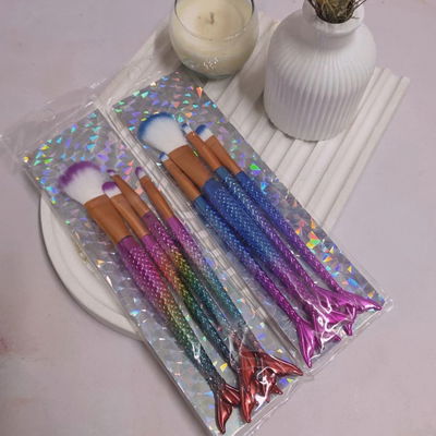 Set de 4 brochas Cola de Sirena