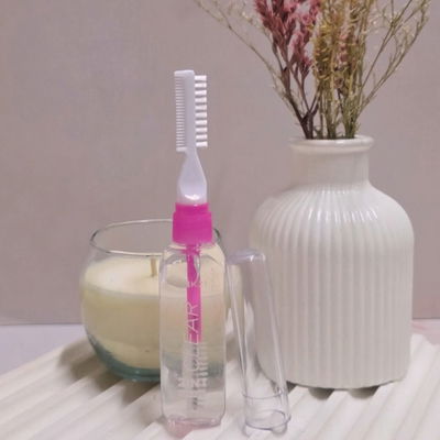 Máscara transparente para cejas y pestañas Clear 2 en 1 Pink 21