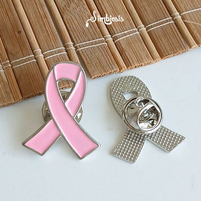 Pin lazo rosa