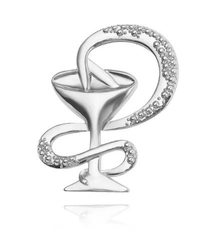 Pin farmacia copa de higía