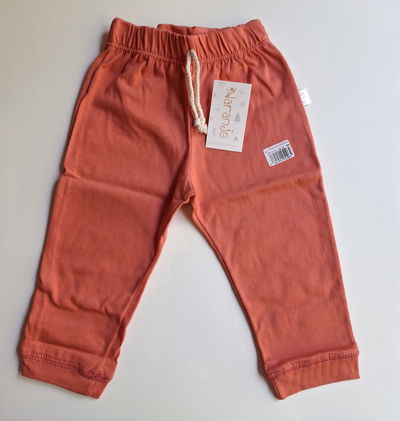 Pantalón con Puño Naranjo 