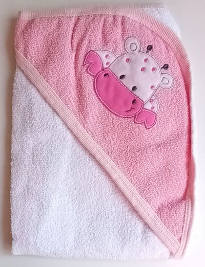 Toallón Rosa animalito