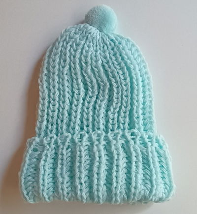 Gorrito de Lana Celeste
