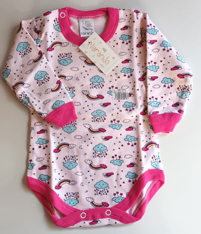 Body Naranjo Estampado