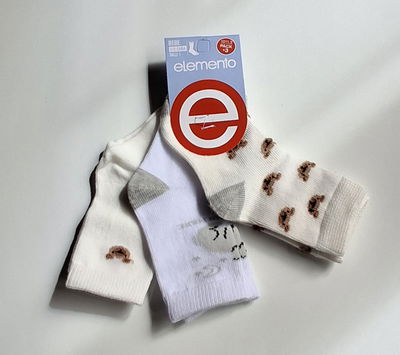 Medias 1/2 Caña Pack x3 Elemento