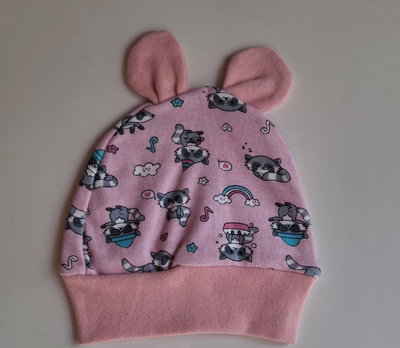 Gorrito Estampado con orejitas.
