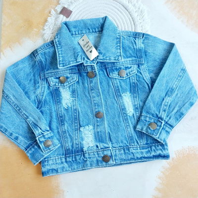 CAMPERA DE JEAN. ROTURAS