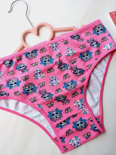 Vedetina estampada fucsia