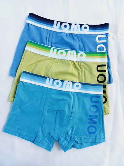 Boxer UOMO niño algodon liso T.2-4