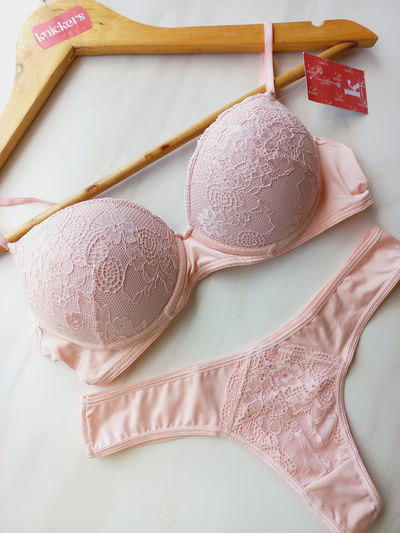 Conjunto de microfibra rosa