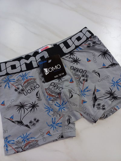 Boxer UOMO juvenil gris 12-14