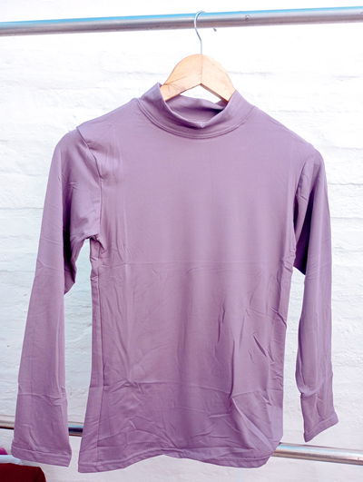 Camiseta termica mujer lila