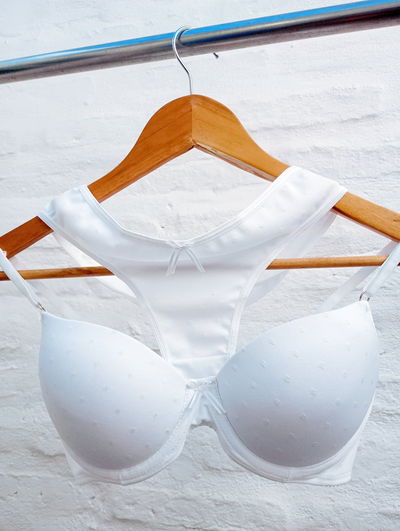 Conjunto de microfibra blanco 