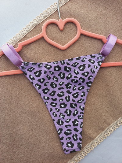 Colales regulable algodon estampada print lila