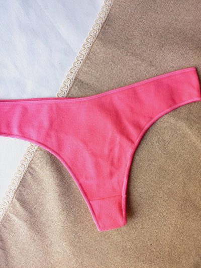 Colales entera de algodon fucsia