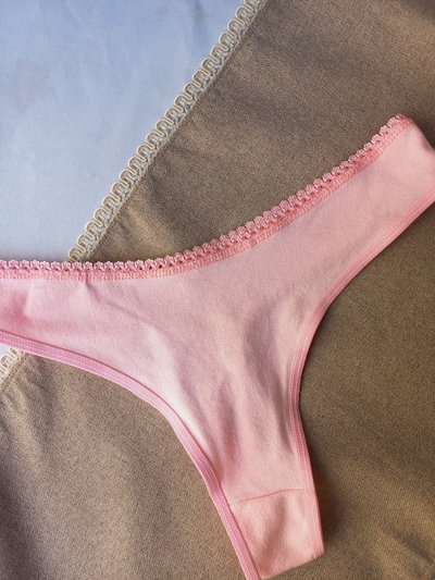 Colales entera de algodon rosa