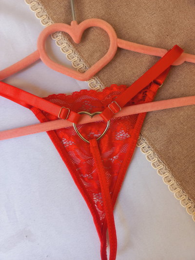 Less hilo regulable corazon rojo