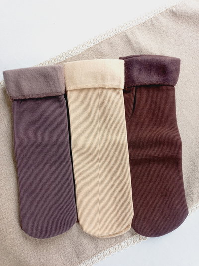 PACKx3 Medias soquete térmicas mujer