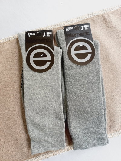Pack medias de vestir lisos ELEMENTO x2 