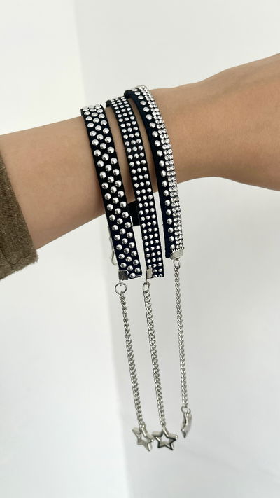 Pulseras gamuzadas 