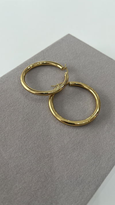 Aros argollas golden