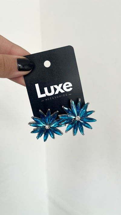 Aros gemas aqua