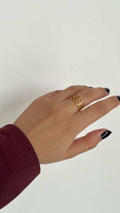 Anillo tréboles 