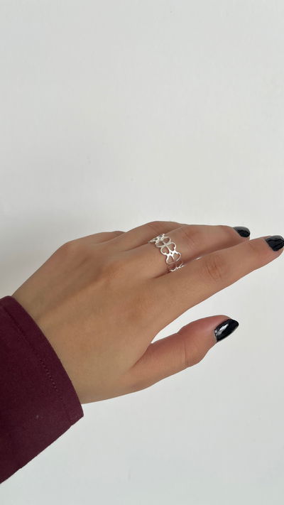 Anillo tréboles 