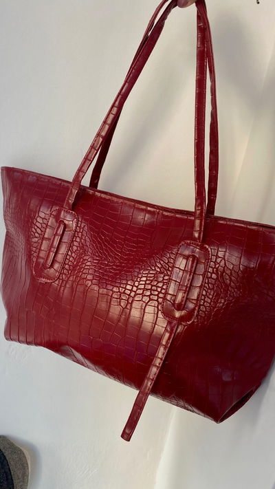 Tote bag bordo