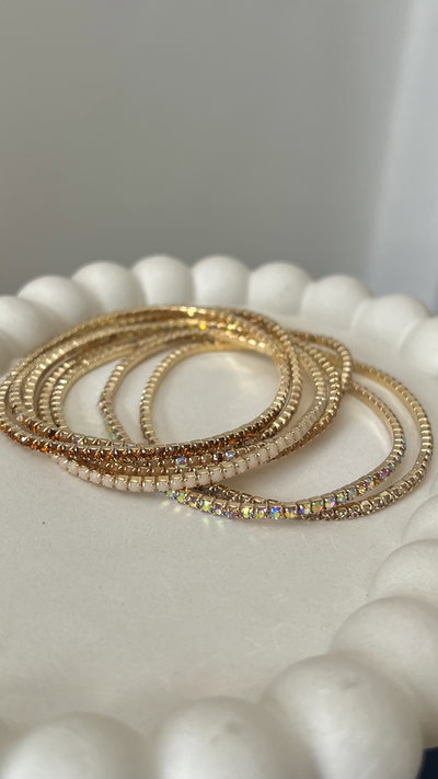 Pulseras strass