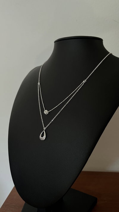 Collar doble gota