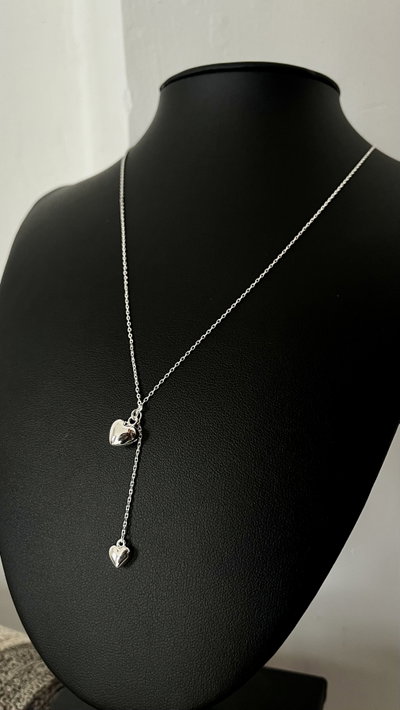 Collar heart chunky