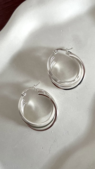 Aros argolla moon